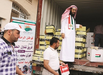 «الرحمة العالمية» ساعدت 618 أسرة سورية بالأردن